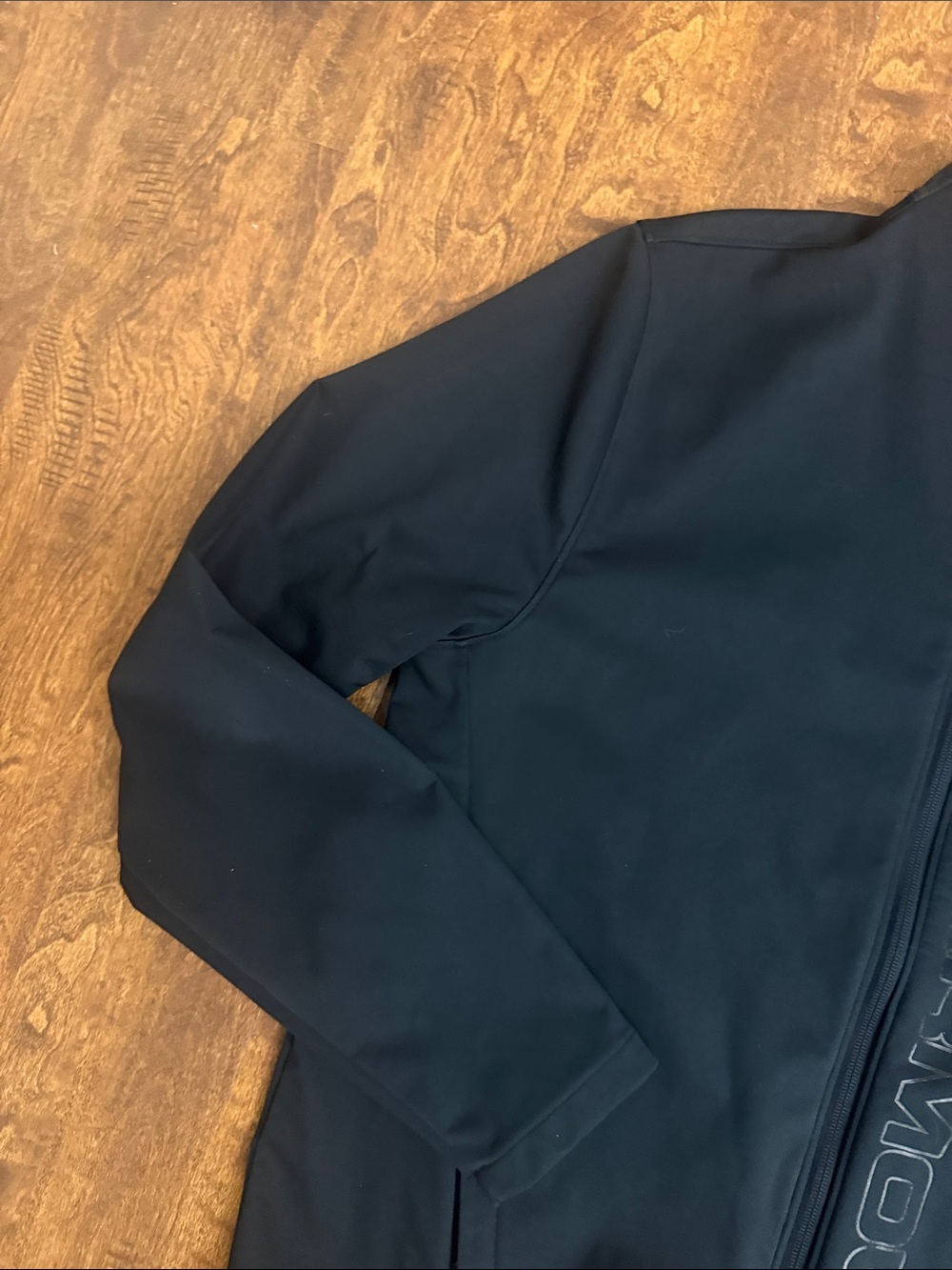 Under Armour Black Vertical Logo Full-Zip Performance Jacket - Picture 5 of 16